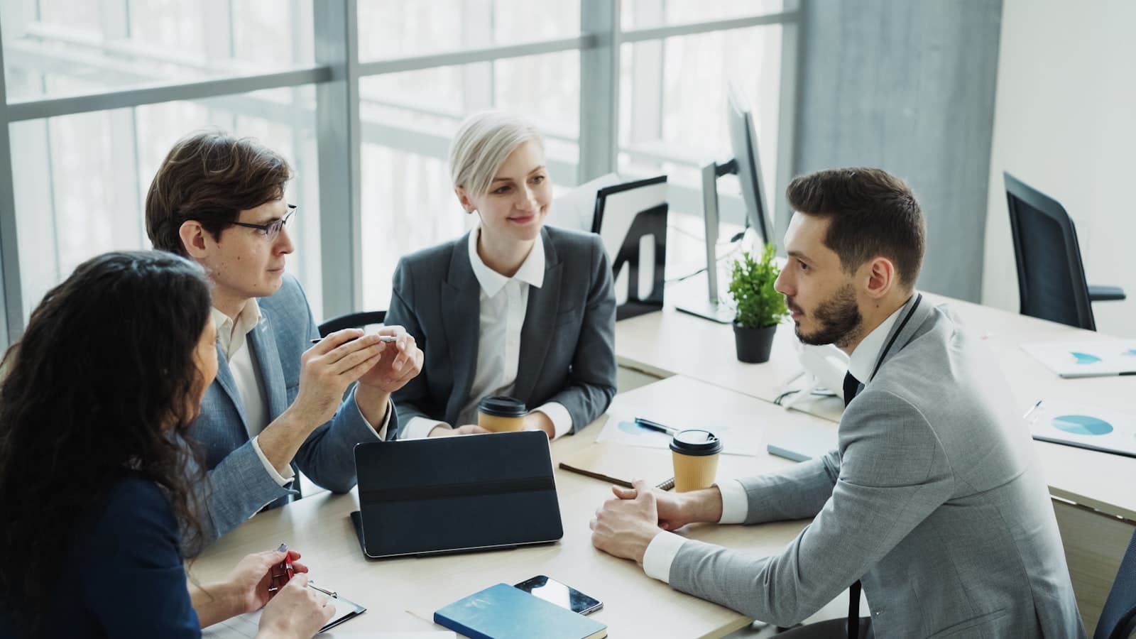 Pinnacle AI engineers collaborating in a planning session